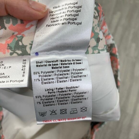 Golfino Skort Womens 6 Ivy Pink Match Play Floral Print Lined Side Zip Golf - Picture 13 of 15